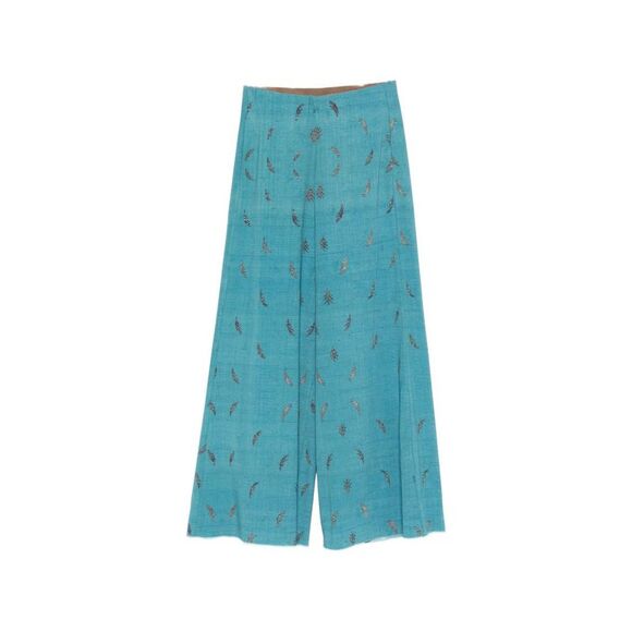 Pierre Louis Mascia Women's Trousers Clear Blue